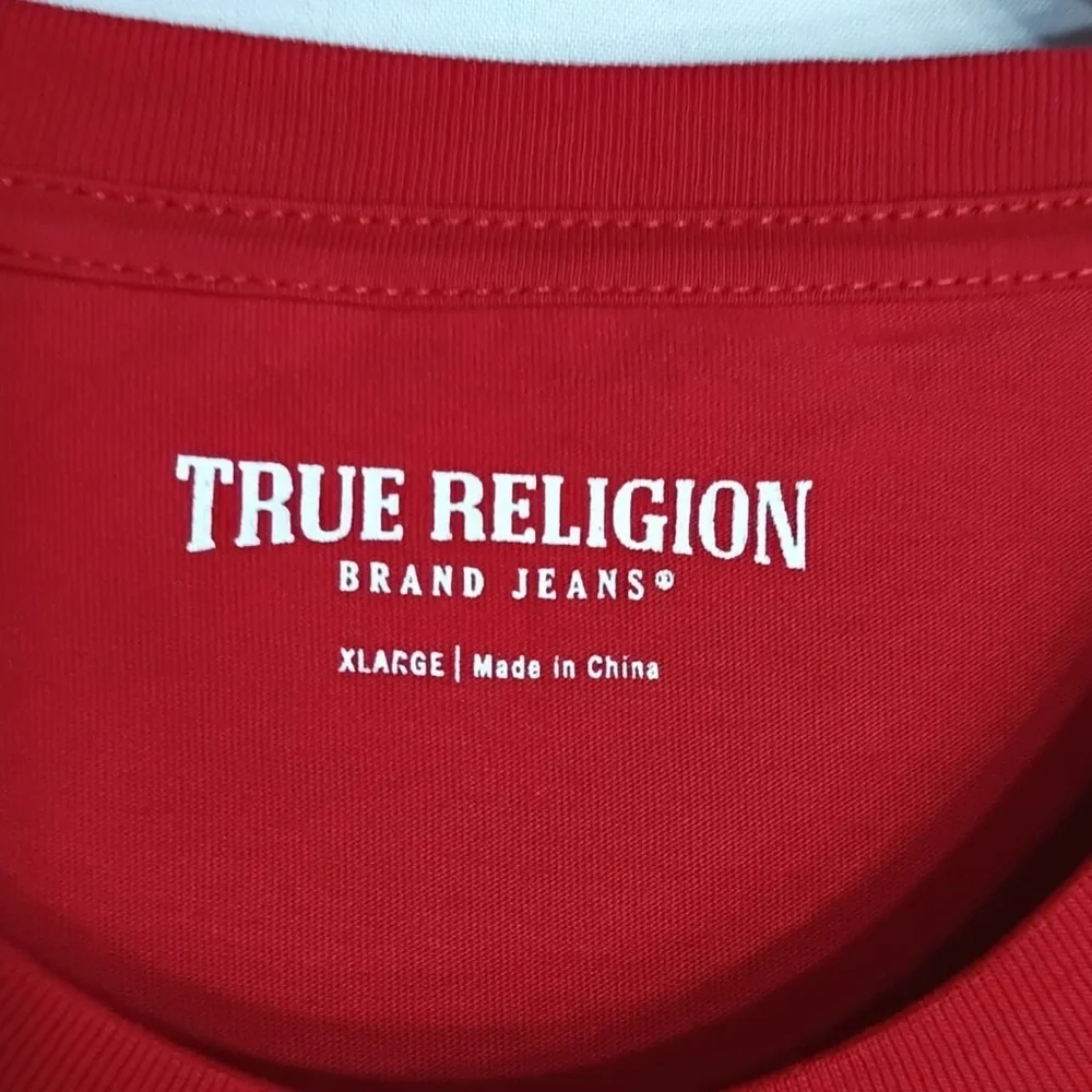 True Religion Bold Red Short Sleeve Tee